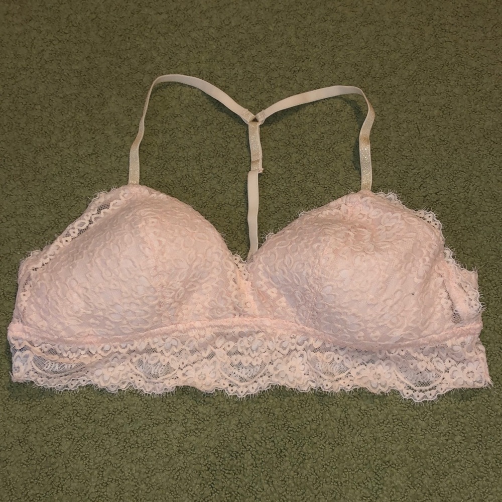Aerie bralette in light pink. Size XL. Never worn!